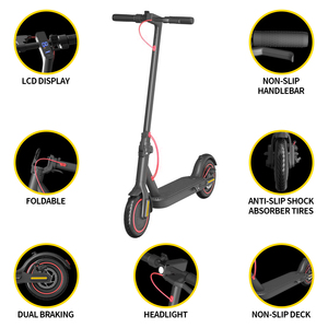 Scooter Eléctrico Plegable con Motor de 36V, Neumático de 8.5 Pulgadas, Rápido, para Adultos, con APP, K10, Stock en Almacén de la UE, 36V - Product Image 3