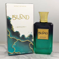 Parfum en spray transfrontalier Khadlaj Island, entièrement en anglais, parfum arabe du Moyen-Orient de Dubaï, longue tenue, Sillage