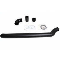 Unity4x4 Snorkel gauche en acier inoxydable 304 de 4 pouces pour Toyota Hilux GR 2023, Kit d'admission surélevé réglable à 20 segments, Accessoires 4x4
