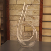 Decantador de vino en 6 formas, botella de Whisky de cristal con logotipo personalizado de fábrica China, 1500ml/50oz, 1.5L