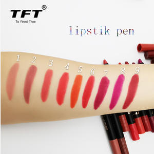 공장 직매 9 색 연필 방수 립 라이너 세트 매트 지속 립 스틱 - Product Image 4