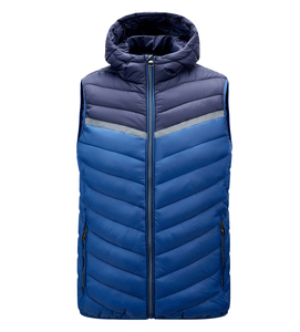 Gilet Invernale Senza Maniche da Uomo, Giacca Trapuntata Calda e Spessa con Collo Alto, Gilet Imbottito Personalizzabile con Logo - Product Image 5