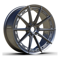 Roues de voiture de tourisme en alliage d'aluminium à rayons multiples de 20 21 22 24 pouces pour voitures de course de sport