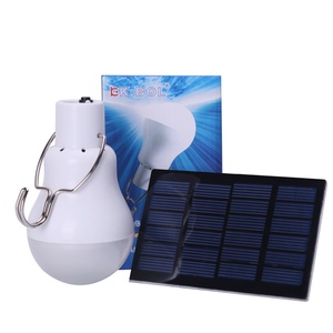 Ampoule solaire portable LED rechargeable, lumière étanche pour le camping, lampe de secours pour tente, lumière extérieure rechargeable - Product Image 6