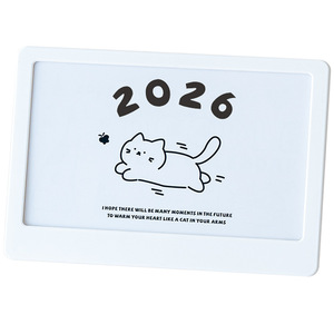 Good Products Of The Times 2026 Cat Desk Calendar Table Calendar Digital Printing Student Office Gift - Product Image 1