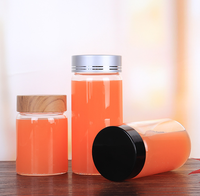 Unique Design Hot Sale Transparent Small Glass Jars Jam With Lids