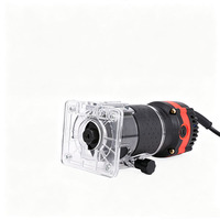 Défonceuse électrique monovitesse 800W, corps en plastique, pour le travail du bois, 110V/220V, pour le détourage des bords
