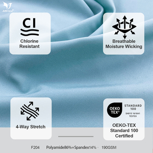 Tissu extensible quadridirectionnel en maille warp 40D, toucher doux, séchage rapide, haute performance, pour bikini et maillot <span class=keywords><strong>de</strong></span> bain - Product Image 2