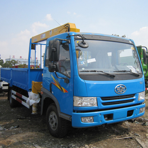 Camion <span class=keywords><strong>grue</strong></span> à plateau FAW de 8 tonnes <span class=keywords><strong>avec</strong></span> <span class=keywords><strong>grue</strong></span> télescopique à vendre - Product Image 5