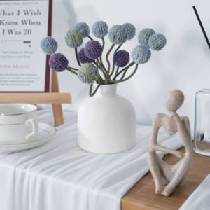 Commercio all'ingrosso fiori secchi secchi palla naturale secchi piante artificiali composizione floreale - Product Image 1