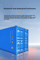 Système de stockage frigorifique complet conteneurisé, alimenté à l'énergie solaire, écologique, à économie d'énergie R410A, pour fruits de mer, poissons, crevettes et roulements de moteur