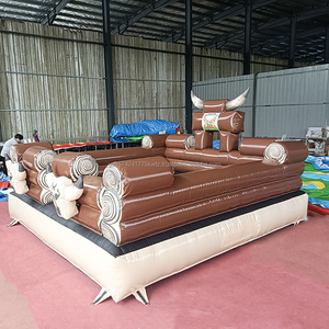 Toro mecánico inflable personalizado para adultos, toro mecánico para montar, toro mecánico de rodeo con alfombrilla de aire - Product Image 2