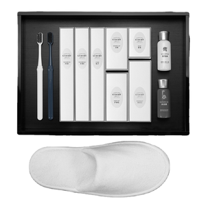 Kit Dental de Lujo para <span class=keywords><strong>Hotel</strong></span>: Cepillo de Dientes y Pasta Dental Desechables, Pantuflas de Algodón y Amenidades Premium para Huéspedes - Product Image 5