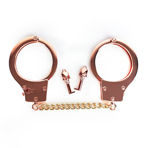 Manette in Metallo SM con <span class=keywords><strong>Due</strong></span> Chiavi a Teschio, Accessorio per Feste, Gioco di Ruolo, Manette per Donne e Uomini - Product Image 1