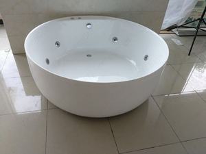 Baignoire autoportante ronde de luxe, <span class=keywords><strong>jacuzzi</strong></span> Hydro Jet Air Bubble Surround massages baignoires - Product Image 4