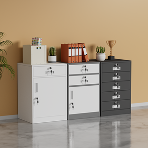 Offre spéciale Armoire de bureau plusieurs couleurs à <span class=keywords><strong>bas</strong></span> prix avec deux tiroirs classeur à verrouillage par mot de passe avec roues - Product Image 5
