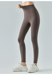 Leggings de yoga sans couture pour femmes, taille haute, effet push-up, doux comme du beurre, extensibles, coupe slim, finition mate, pour la course, le fitness et le Pilates - Product Image 2