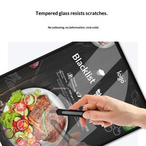 Letrero Luminoso LED Ultrafino de Aluminio y Vidrio Templado, Cartel Luminoso de Pared, Menú Luminoso, Exhibición de <span class=keywords><strong>Precios</strong></span> y Dibujos - Product Image 3