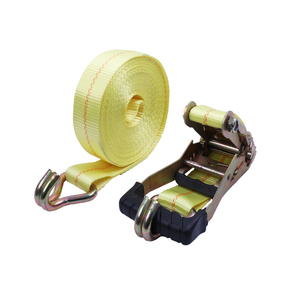 Tali Pengikat Kargo Ratchet Cam Buckle Polyester Tenasitas Tinggi 2 Inci 2T 3T 5T untuk Kontrol Kargo Transporter - Product Image 1