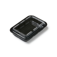 Conteneur alimentaire en plastique jetable de haute qualité, compatible micro-ondes, à un compartiment, fournisseur chinois personnalisé