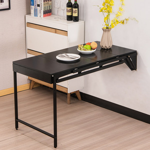 <span class=keywords><strong>Mesa</strong></span> de Pared <span class=keywords><strong>Plegable</strong></span> HOMEMORE, Estante de Almacenamiento Convertible, Mueble Ahorrador de Espacio, <span class=keywords><strong>Mesa</strong></span> de Comedor para Apartamentos Pequeños - Product Image 4