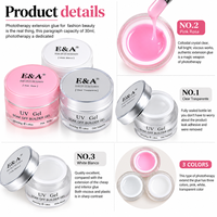 Vernis à ongles en gel UV acrylique 30g, formule longue durée à retirer par trempage, avec lampe LED, NON TOXIQUE, logo personnalisé pour usage domestique