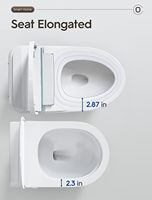 Salle de bain CUPC approuvé Intelligent Automatic Heat Seat Bidet Washing Smart USA & AUSTRALIA Toilette