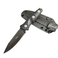 Couteau de poche pliant de survie M390 en acier pour le camping en plein air avec couteau tactique d'autodéfense