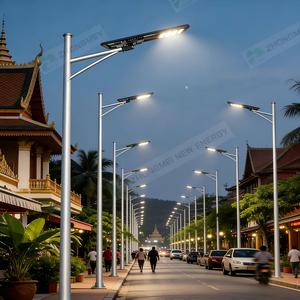 Poste galvanizado Alumbrado público solar Calle Led Luz Metal Cónico Poste de luz de calle octogonal - Product Image 6