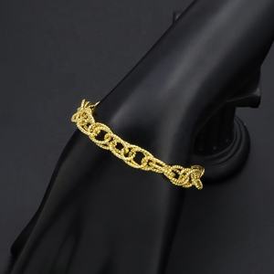 Bracelet tendance pour femme JXX 2024, vente flash, plaqué or 24 carats, laiton, bracelets pour femmes de Dubaï - Product Image 2