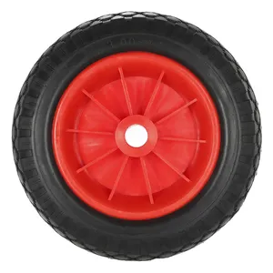 Wholesale Wheelbarrow Tire 8" 10 Inch 12 Inch Pneumatic Wheels Rubber Pneumatic Wheel