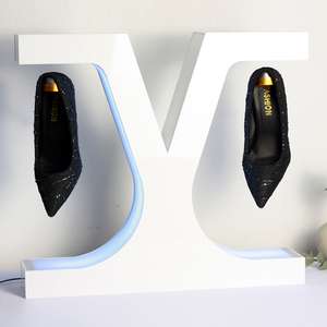 Nổi Giày giá sàn đứng tường tủ trưng bày tủ <span class=keywords><strong>Acrylic</strong></span> Magnetic levitation Giày hiển thị đứng - Product Image 1