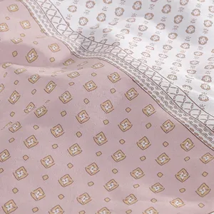 Juego de Ropa de Cama Doble Karden Flower Dream Cotton Mozaic 100% Algodón Popelín, Múltiples Colores, Funda de Edredón, Sábana Plana, 2 Fundas de Almohada - Product Image 5