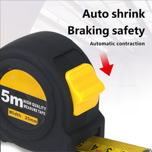 थोक पावरलिफ्ट TM010 मीट्रिक शाही एब्स टेप माप 3 मीटर/5 मीटर/7.5 मीटर/10 मीटर भारी शुल्क स्टील 19/25 मिमी ब्लेड चौड़ाई मैनुअल लॉक - Product Image 2