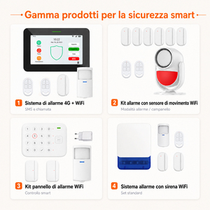 Système d'alarme de sécurité extérieur, contrôlable via application, étanche, kit d'alarme pour maison intelligente - Product Image 5