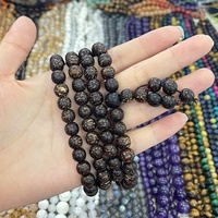 108 Mala Prière Perles Guérison Méditation Vénus Bois D'agar Perle Wrap Perlé Bracelets Collier Feng Shui Charmes