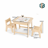 Table d'activités sensorielles en bambou pour enfants, table de jeu Montessori en bois pour tout-petits avec bacs de rangement, vente en gros pour enfants, logo personnalisé OEM