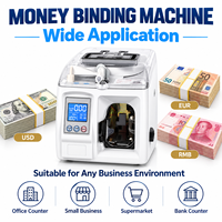 Machine à banderoler les billets de banque, équipement de liassage d'argent multi-scénarios pour les comptoirs de banque, les supermarchés, les bureaux et les commerces de détail