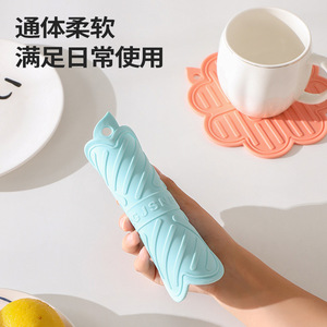 Heat Insulating Mat Color Changing Anti Slip Pot Cup Pad Kitchen Table Placemat Blue Pink - Product Image 4