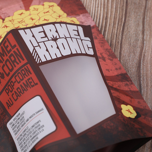 Custom Print Packing Small Popcorn Bags Large Plastic Ziplock Bag Waterproof Printed Food Grade Clear Bags Popcorn Packaging - Product Image 4