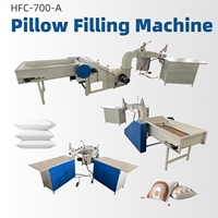 Machine de remplissage de coussins HFC-700-A, machine de rembourrage en fibres de polyester pour le remplissage de coussins, de jouets et de couettes