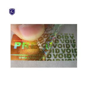 China Venta caliente garantía nula si se quita el código de barras tamper evidente cinta de seguridad Etiqueta de holograma nula - Product Image 2