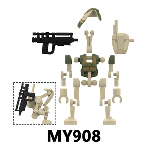 MY906-910 Grapple d'entraînement AAT Driver Heavy <span class=keywords><strong>Battle</strong></span> Command <span class=keywords><strong>Droid</strong></span> Collect Mini Space Wars Blocs de construction en plastique Jouets cadeaux pour enfants - Product Image 4