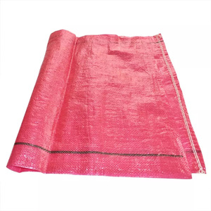 Sacs tissés <span class=keywords><strong>en</strong></span> polypropylène transparent rouge de 25 kg pour l'agriculture, sacs <span class=keywords><strong>en</strong></span> PP pour pommes de terre, oignons, carottes, exportés au Chili - Product Image 3