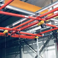 Chariot monorail léger KBK pour levage de charges, idéal pour les stations de travail monorail, l'assemblage en usine et la manutention de matériaux