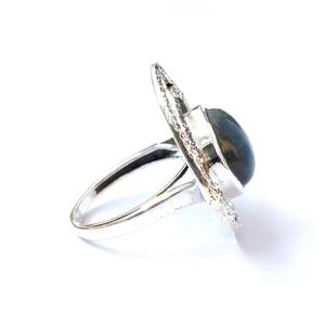 Anillo de Labradorita, Anillo de Plata de Ley 925 con Piedra Preciosa, Colección Hecha a Mano, Anillos Finos de Plata, Joyería de Plata, Precio al por Mayor - Product Image 3