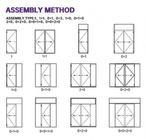 <span class=keywords><strong>Porta</strong></span> d'Ingresso Principale in Alluminio Decorato con Finitura Effetto Legno Personalizzata EOKO per Case Americane - Product Image 5