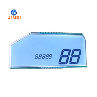 Panel Layar LCD Tachometer Digital Sepeda Motor TN HTN Kustom 7 Segmen Speedometer Elektronik Odometer Tipe VA STN LED Tinggi