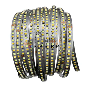 Smart Tuya APP Remote Dimmable Flexible LED Strip Light 192leds/m 3000k + 6000k DC 24v 16w Smd 2835 Low Voltage Led Strip