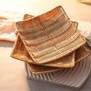 Assiette de graines de melon dessert créatif assiette de fruits secs rétro assiette de rangement de collation de salon - Product Image 6